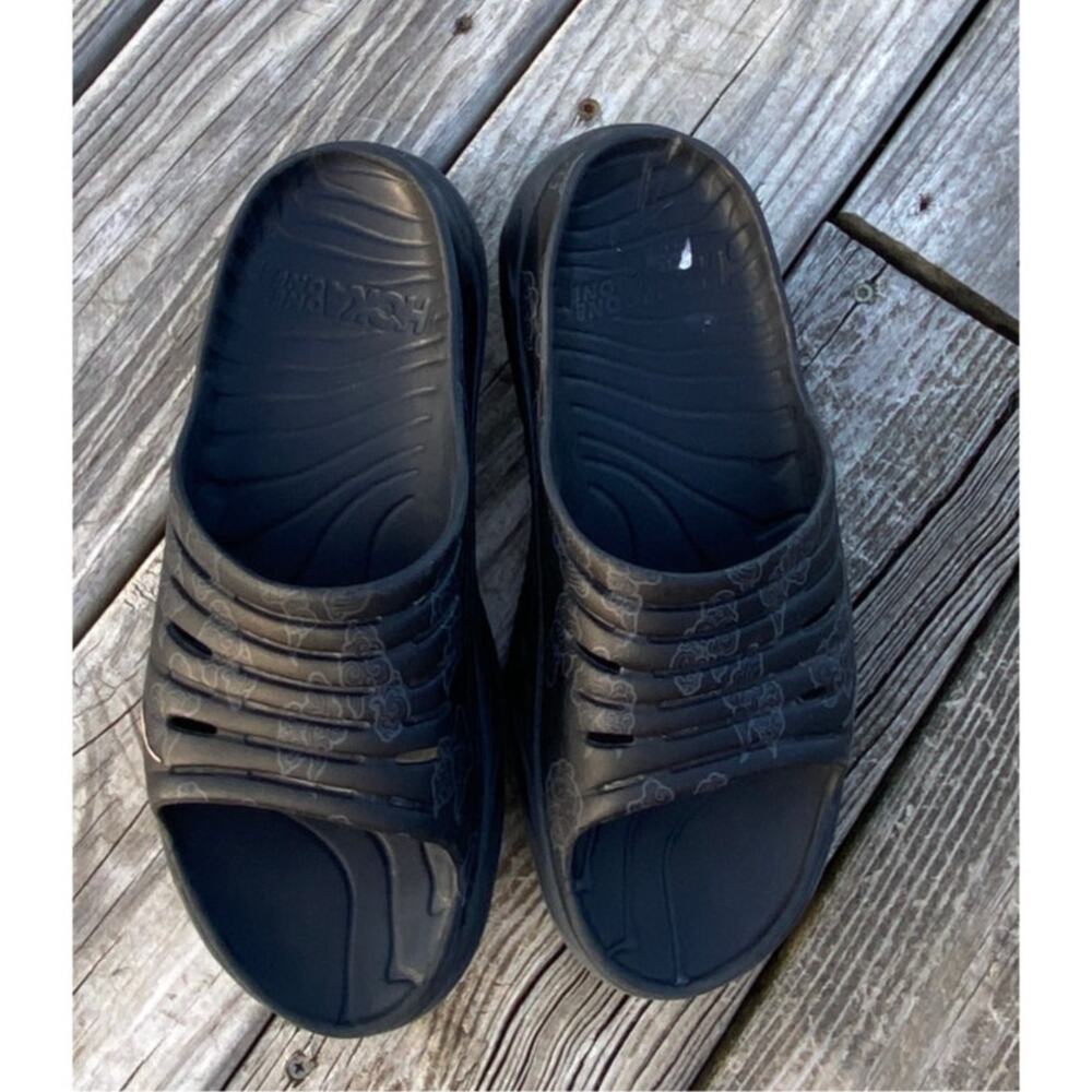 Men's Hoka Rocovery Slide - Black - Size 12